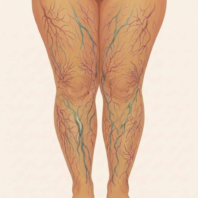 Extensive varicose veins